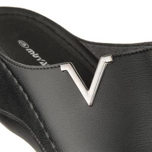 Muya Perla 31148 Siyah Tam Anatomik Dolgu Kadın Terlik