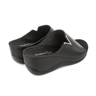 Muya Perla 31148 Siyah Tam Anatomik Dolgu Kadın Terlik