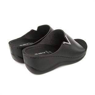 Muya Perla 31148 Siyah Tam Anatomik Dolgu Kadın Terlik