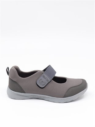 Nesil Shoes Bsea 632 Füme Memory Foam Lastikli Kadın Ayakkabısı