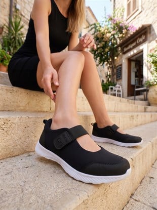 Nesil Shoes Bsea 632 Syh Byz Memory Foam Lastikli Kadın Ayakkabı