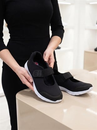 Nesil Shoes Bsea 632 Syh Byz Memory Foam Lastikli Kadın Ayakkabı