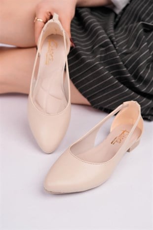 Nesil Shoes Ceylan 201 Ten Kadın Babet