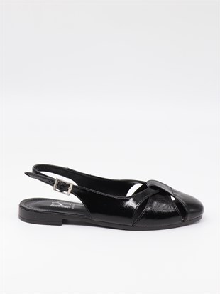 Nesil Shoes Ceylan 873 Syh Krşk Rugan A. Açık Kadın Babet