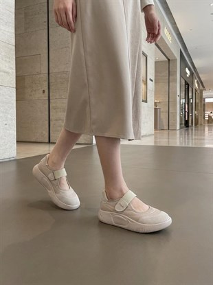 Nesil Shoes Conf 112 Ten Cırtlı Anatomik Kadın Sneakers