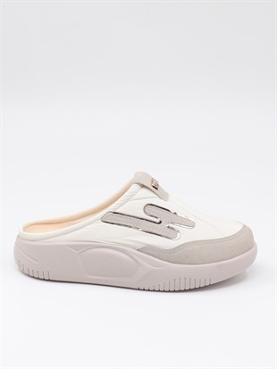 Nesil Shoes Conf 222 Bej Anatomik Kadın Sabo Terlik