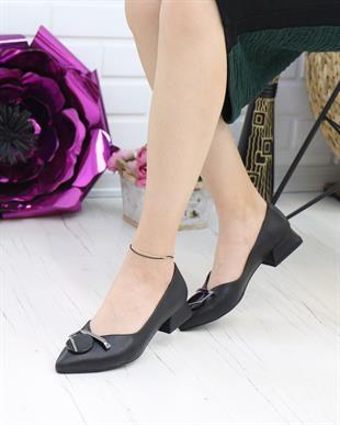 Nesil Shoes Desca 012 Siyah Günlük Kadın Babet