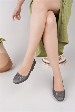 Nesil Shoes Desca 260 Platin Virgin Topuklu Kadın Ayakkabı