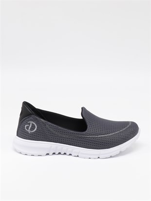 Nesil Shoes Dvm 801 Gri Faylon Taban Kadın Yürüyüş Ayakkabısı