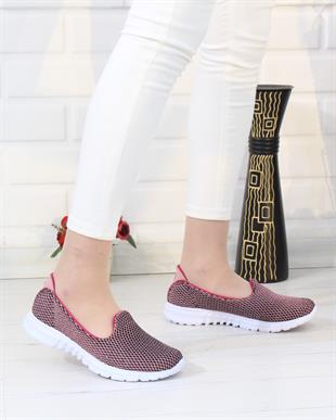 Nesil Shoes Dvm 901 Pudra Anatomik Esnek Kadın Yürüyüş Ayakkabısı