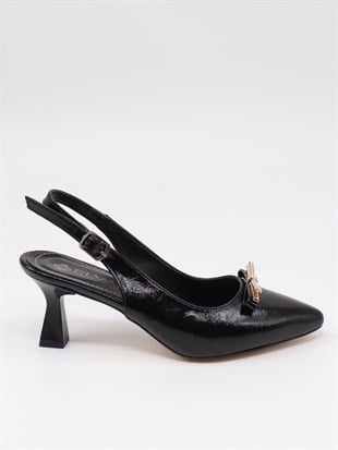 Nesil Shoes Elva 761 Syh Krşk Rgn Topuklu Kadın Ayakkabı