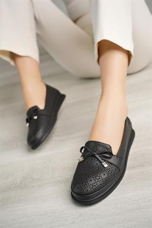 Nesil Shoes Knc 6071 Siyah Anatomik Soft Kadın Ayakkabı