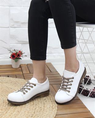 Nesil Shoes Mila 35 Beyaz Günlük Anatomik Kadın Ayakkabı