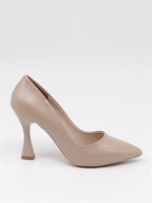 Nesil Shoes Özma 499 Vizon Topuklu Kadın Stiletto