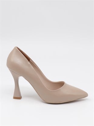 Nesil Shoes Özma 499 Vizon Topuklu Kadın Stiletto