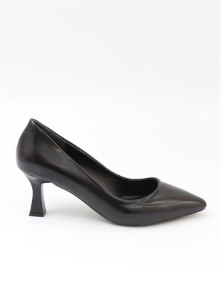 Nesil Shoes Özma 7021 Siyah Topuklu Kadın Stiletto