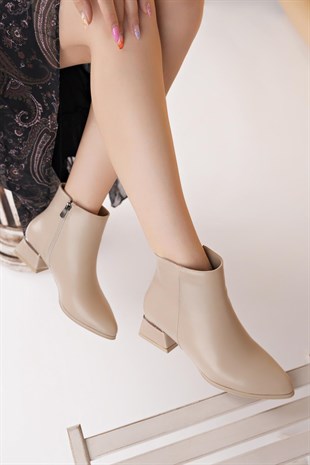 Nesil Shoes Özma 708 Ten Topuklu Kışlık Kadın Bot