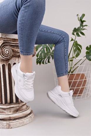 Nesil Shoes Queen 2105 Beyaz Kadın Senakers