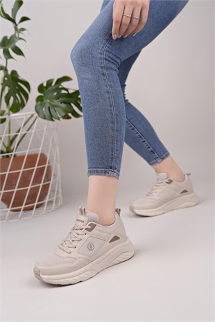 Nesil Shoes Queen 2105 Kum Kadın Senakers