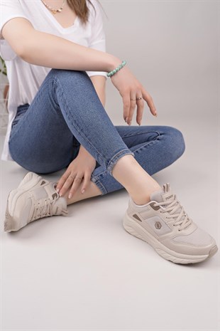 Nesil Shoes Queen 2105 Kum Kadın Senakers