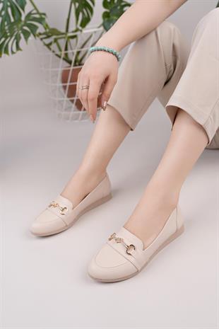 Nesil Shoes Sdf 603 Ten Günlük Kadın Babet