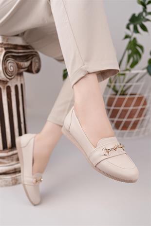 Nesil Shoes Sdf 603 Ten Günlük Kadın Babet