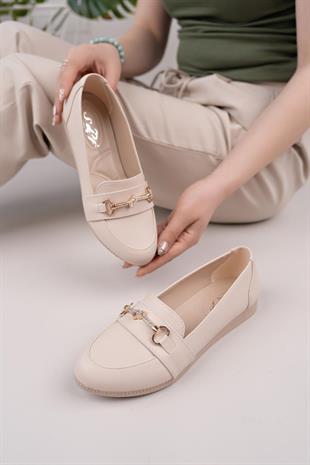 Nesil Shoes Sdf 603 Ten Günlük Kadın Babet