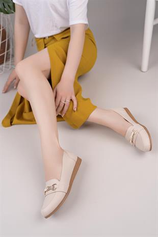 Nesil Shoes Sdf 624 Ten Günlük Kadın Babet