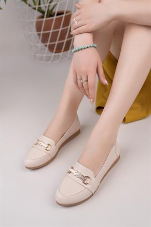 Nesil Shoes Sdf 624 Ten Günlük Kadın Babet