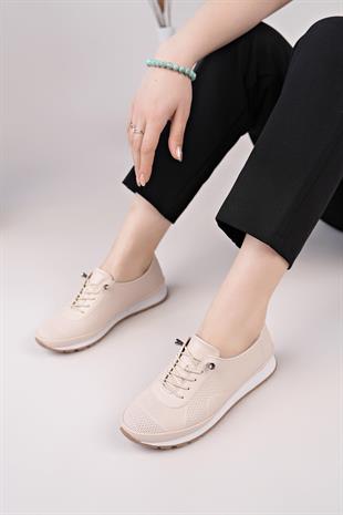 Nesil Shoes Sdf 701-4 Ten İçi Hakiki Deri Kadın Ayakkabı