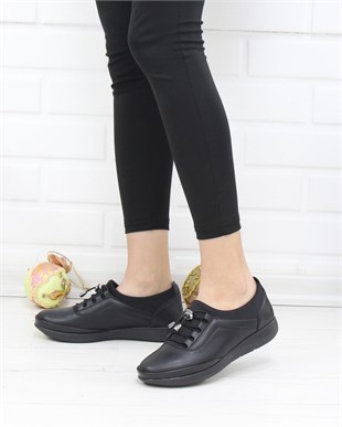 Nesil Shoes Sdf 702 Siyah Günlük Kadın Ayakkabı