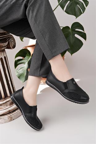 Nesil Shoes Selena 347 Siyah Günlük kadın Ayakkabı