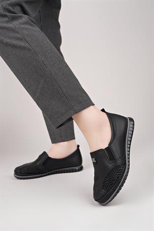 Nesil Shoes Selena 347 Siyah Günlük kadın Ayakkabı