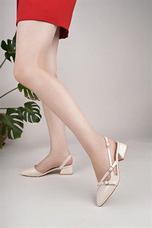 Nesil Shoes Senyo 250 Ten Rugan Tokalı Kadın Sandalet