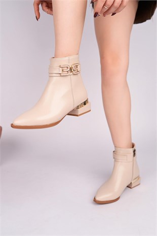 Nesil Shoes Senyo 660 Ten Fermuarlı Kadın Bot