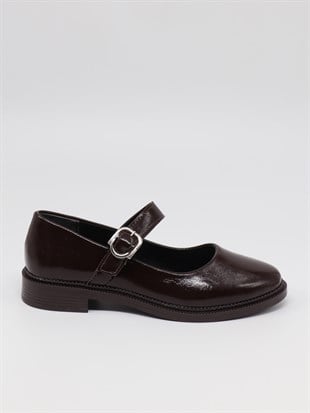 Nesil Shoes Süha 250 Khv Krşk Rgn Tokalı Balerin Kadın Babet