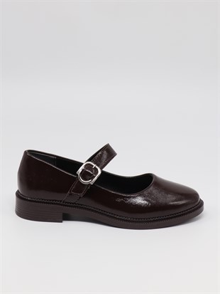 Nesil Shoes Süha 250 Khv Krşk Rgn Tokalı Balerin Kadın Babet