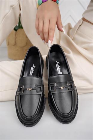 Nesil Shoes Süha 252 Siyah Anatomik Kadın Lofer