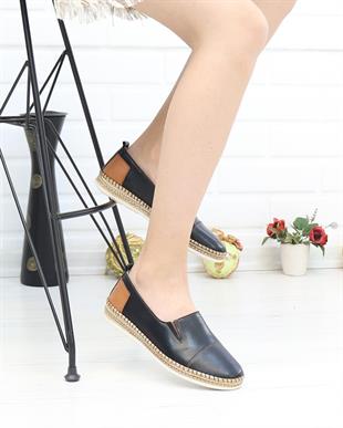 Nesil Shoes Syg P41 Siyah Hakiki Deri Kadın Ayakkabı