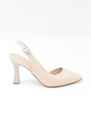 Nesil Shoes Tam 181 Ten Topuklu Kadın Sandalet