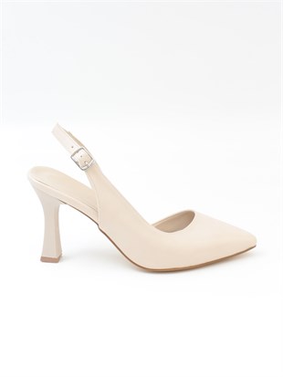 Nesil Shoes Tam 181 Ten Topuklu Kadın Sandalet