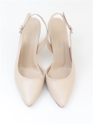 Nesil Shoes Tam 181 Ten Topuklu Kadın Sandalet
