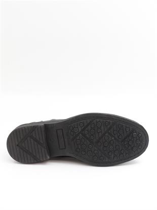 Nesil Shoes Thrtrk 905 Siyah Hakiki Deri Kauçuk Taban Erkek Bot