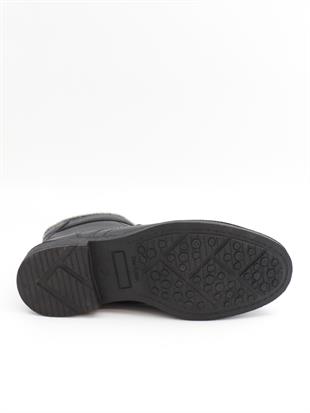 Nesil Shoes Thrtrk 906 Siyah Hakiki Deri Kauçuk Taban Erkek Bot