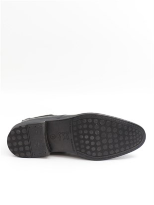 Nesil Shoes Thrtrk 908 Siyah Hakiki Deri Kauçuk Taban Erkek Bot