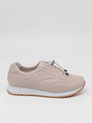 Nesil Shoes Wiss 1120 Bej Anatomik Kadın Sneakers