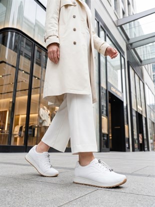 Nesil Shoes Wiss 1120 Beyaz Anatomik Kadın Sneakers