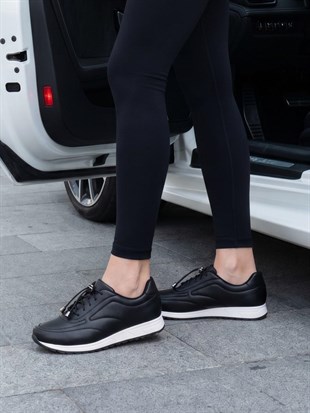 Nesil Shoes Wiss 1120 Siyah Anatomik Kadın Sneakers