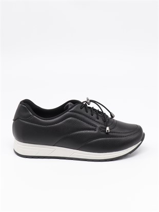 Nesil Shoes Wiss 1120 Siyah Anatomik Kadın Sneakers