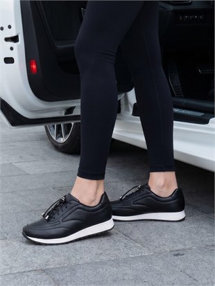 Nesil Shoes Wiss 1120 Siyah Anatomik Kadın Sneakers